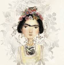 Biografia De Frida Kahlo Para Niños Bellisima Ilustracion De Lola Castejon Thilopia Para Frida La Biografia De Frida Khalo Narrada Por La Pequena Miranda Para Ninos Y Escrita Por Itziar Miran