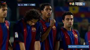 The club name in bold indicates a win for that team. Real Madrid Barcelona 2003 2004 7 0 Youtube
