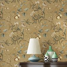 Home living room living room decor living spaces trellis wallpaper gray wallpaper modern lake house grey yellow black white home collections. Flower Wallpaper Retro American Non Woven Wallpaper Home Decoration Suitable For Living Room Tv Wall Decoration Bedroom Study Decoration 19 6 X393 7 Walmart Canada