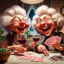 Playing card skills comes with age. Mostly because everything takes longer."