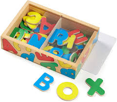 When starting a new sentence the first letter is always capitalised. Amazon Com Melissa Doug Magnetic Wooden Alphabet Melissa Doug Toys Games
