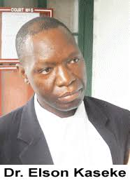Former Solicitor General, Dr. Elson Kaseke, dies at 44