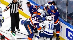 The new york islanders and tampa bay lightning will meet in game 3 of the best of seven eastern conference finals on friday night. Nelson Varlamov Help Islanders Beat Lightning 5 3 In Game 3 Abc7 New York