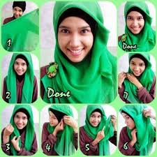 Image result for tutorial hijab