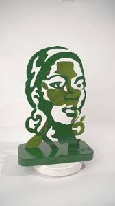 Haneefah Adam Sprout, 2025 Autobase coated steel H: 17.5 inches W: 12  inches Sprout is a symbol of new beginnings, resilience, and quiet  transformation. It is an act of defiance against stagnation.