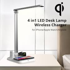 One of the few downsides is that there is nowhere to put said devices, as you will just need to plug in the cables and set the smartphones or tablets on the desk or table. 4 In 1 Table Lamp Usb Charging Station Fast Qi Wireless Charger Dock For Apple Watch 2 3 4 Airpods Charger Iphone 8 Plus X Xr Xs Mobile Phone Chargers Aliexpress