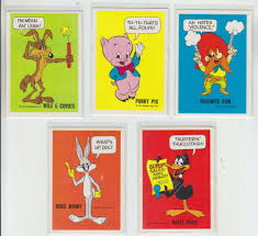 1974 Wonder Bread Warner Bros Looney Tunes Bugs Bunny Daffy Porky Yosemite Cards Looney Tunes Bugs Bunny Looney Tunes Warner Bros