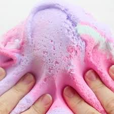 These Three Colors Of Buttercream Slimes Were In The Grab Bags This Week I M Excited For You To Feel Them Ahh What Do You Th Slimy Slime Slime Slime Recipe
