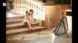 On Location Lighting Basics How To Use Reflector For Indoor And Outdoor Portraits Youtube