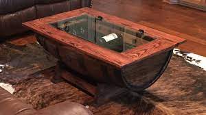 $595 58wide x 28deep x 18high gun barrel coffee table: Pin On Basement