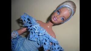 Vestito barbie 1 versione 2 uncinetto. Lavori Artistici All Uncinetto Abito Barbie 2 Youtube
