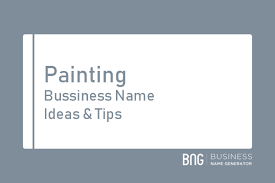 Painting Business Name Generator Business Names Business Name Generator Free Name Generator Business