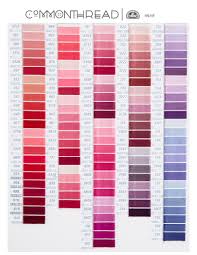 2019 Dmc Color Chart Modern Cross Stitch