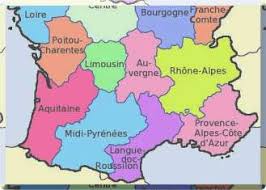 Een frankrijk kaart toont óf de naam óf het nummer van de regio. Franse Zuiden Zuid Frankrijk Vakantie Trips Nl