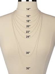 So as we were saying, take the soft measuring tape and gently wrap it closely around your neck, take that measurement, and then add two inches onto it. Necklace Chain Lengths Citrus