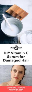 Repair your damaged hair and nourish it with the aid of advanced hair vitamins serum formulae and products at alibaba.com. Life Changing Vitamin C Serum Hair Mask For Damaged Hair Miss Wish