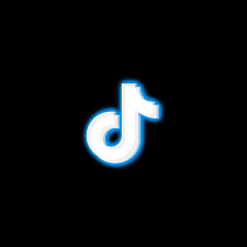 Blue Glow Icon Ios14 Tiktok Wallpaper Iphone Neon Homescreen Neon