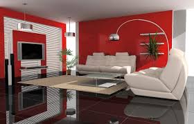 Peinture decorative colores de casas interiores. Pin By Cynthia Moreau On Beautiful Simplement Red Interior Design Interior Design Modern Apartment Living Room