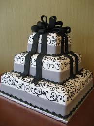 Black And White Checkered Cake Ribbon Black White Square Wedding Cakes Photos Pictures Weddingwire Com Wedding Cake Ribbon White Square Wedding Cakes Wedding Cake Photos