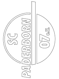 3d logo design for bundesliga football teams. Sc Paderborn 07 Color Page 1001coloring Com