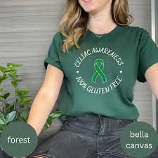 Celiac Awareness Unisex Awareness T-shirt Celiac Disease Tee, Celiac  Disease Gift, Gluten Intolerant Celiac, Celiac T-shirt, Celiac Tee