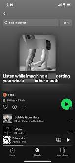 Spotify and porn