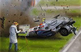 Das von ihnen bestellte auto kann leicht von dem auf dem foto gezeigten abweichen. Schnellzeichner Formel 1 Unfall Zeichnen Am Pc De