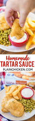 Homemade Tartar Sauce You Ll Never Buy Jarred Tartar Sauce Again Perfect With Our Favorite Seapak Fish A Homemade Tartar Sauce Tartar Sauce Seafood Recipes