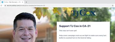 Election 2020 Avoiding Congratulations Cox Concedes Congressional Battle To Valadao