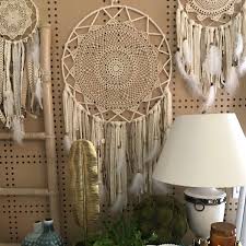 Giant Dream Catcher Giant Natural Dream Catcher Boho Wall Hanging Decoraciones De Casa Atrapasuenos Manualidades
