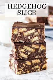 Hedgehog Slice Recipe Chocolate Biscuit Cake Chocolate Slice Lazy Cake