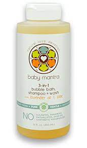 3 In 1 All Natural Baby Bubble Bath Body Wash Natural Baby Shampoo