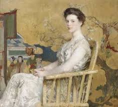 Edmund Charles Tarbell Portrait Of Mrs C Mrs H C Channing 1911 1911 Artist American Art Figurative Artists