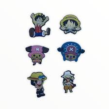 Anime wristbands have also a unique look that can help with your cosplay costume. 6 Piece Lot One Piece Anime Croc Shoe Charms Bracelet Jibbitz