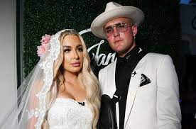 Tana mongeau (second from left) and jake paul (second from right) and logan paul (far right) at their wedding. Jake Paul Tana Mongeau Split 5 Months After Wedding Billboard Billboard