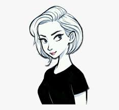 Mukta easy drawing 321697 views. Simple Drawing Of A Girl Hd Png Download Kindpng