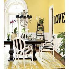 Living room furniture ideas for small spaces. The Black And White Used With This Yellow Dining Room Is Very Similar To Our Color Scheme Yellow Dining Room Black Dining Room Traditional Dining Rooms