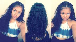 Quick weave blunt cut bob tutorial! Diy Quick Weave Tutorial Ft Uamazinghair Deep Wave Hair Flawless Britny Youtube