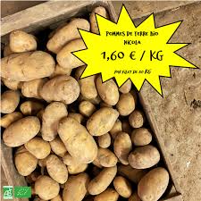 Pour une boîte de 50 gélules, il faut compter entre 4,50 euros et 8. Pommes De Terre Bio Nicola Par 20 Kg Les Jardins De Vaujoubert