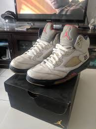 Air jordan x off white; Air Jordan 5 Independence Day Men S Fashion Footwear Sneakers On Carousell