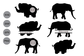 Download Elephant Monogram Graphic By Cosmosfineart Creative Fabrica PSD Mockup Templates