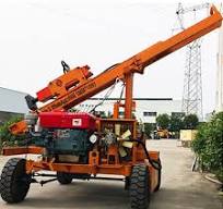 YW Pile Driver, Highway Guardrail Post Driver