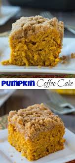 Apple Pumpkin Coffee Cake A Great Coffee Cake For Fall The Apple Keeps The Cake Super Moist And Pumpkin Coffee Cakes Apple Coffee Cakes Healthy Coffee Cake