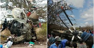 The kenya air force mi 171 e helicopter crashed at around 9 a.m. Two Killed After Kenyan Military Helicopter Recently Acquired From The Us Crashes Mwakilishi Com