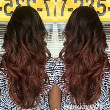 Rosa, owner of salon rosa m demonstrates how to do an ombre on dark hair.follow rosa @salonrosampurchase the clippers i use: 17 Best Brown Hair Red Tips Ideas Hair Hair Styles Ombre Hair