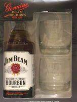 Jim beam gift set 2020. Jim Beam Bourbon Gift Set With 2 Glasses Calvert Woodley Wines Spirits