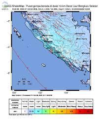 Ternyata, kabar gempa terkini bukan hanya terjadi di bengkulu. Gempabumi Tektonik M 5 3 Di Bengkulu Tidak Berpotensi Tsunami Bmkg