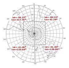 Polar Stereographic Projection And Grid National Snow And