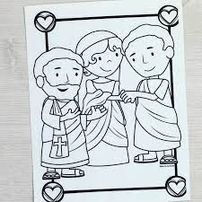 You're welcome to right click and save any of these images. Saint Valentine Coloring Pages For Catholic Kids The Kennedy Adventures
