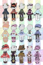 Mixed Outfit Adopts Closed By Horror Star Drawing Anime Clothes Character Design Fashion Design Drawings
